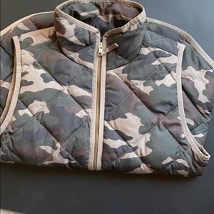 J.crew camo vest